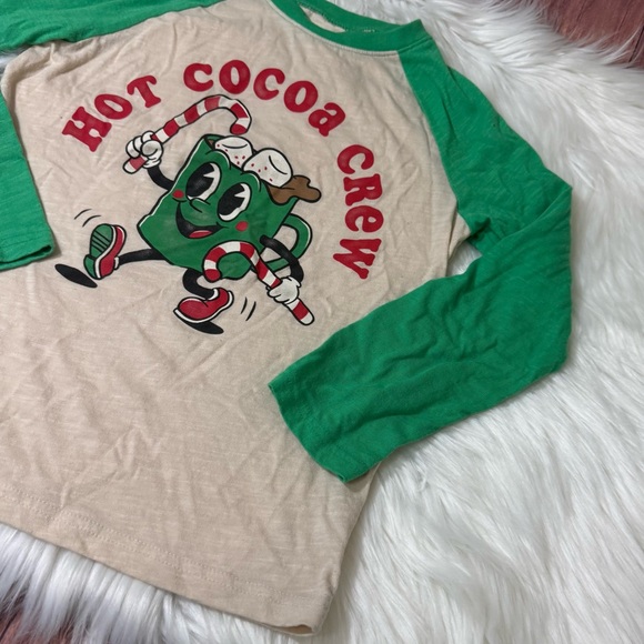 Jumping Beans Festive Holiday Raglan Shirt – Kids Size 7 - Picture 6 of 13